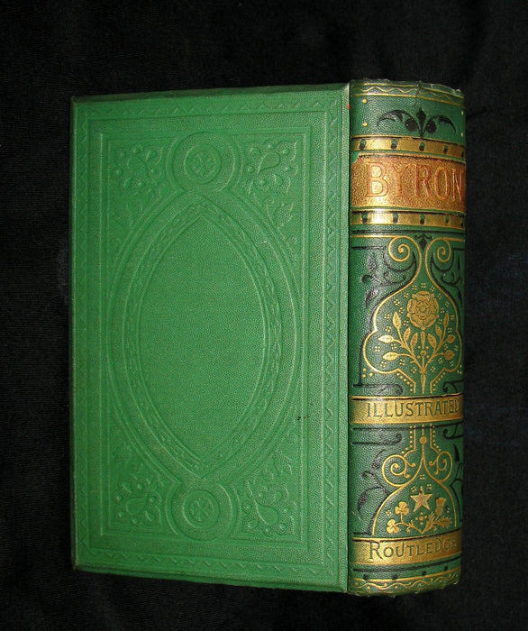 1870 Rare Victorian Book - Poems by Lord Byron illustrated by Foster & Gilbert.