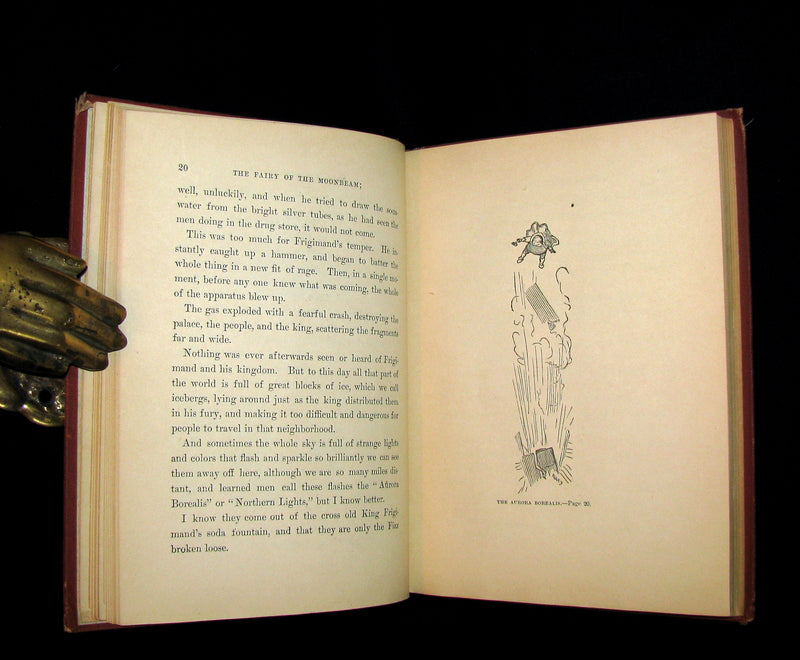 1880 Scarce SIGNED 1stED - KARL and THE QUEEN OF QUEER-LAND (The Fairy of The Moonbeam).
