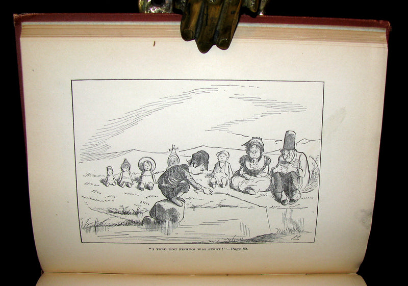 1880 Scarce SIGNED 1stED - KARL and THE QUEEN OF QUEER-LAND (The Fairy of The Moonbeam).