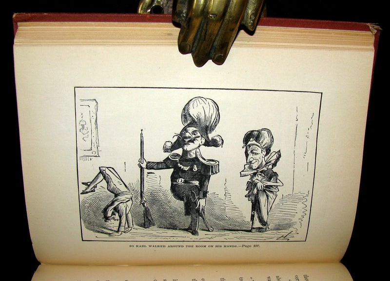 1880 Scarce SIGNED 1stED - KARL and THE QUEEN OF QUEER-LAND (The Fairy of The Moonbeam).