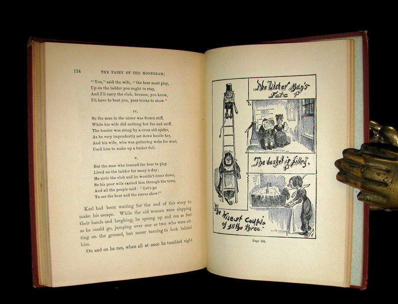 1880 Scarce SIGNED 1stED - KARL and THE QUEEN OF QUEER-LAND (The Fairy of The Moonbeam).