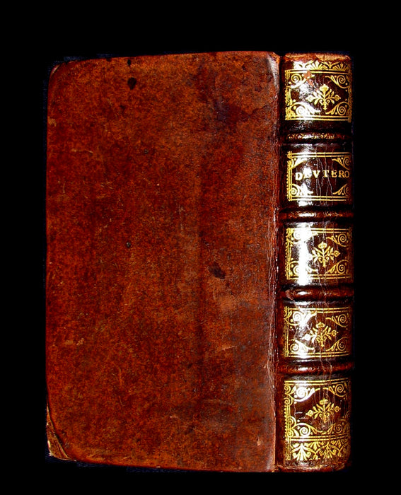 1685 Rare Latin French Book - Book of Deuteronomy - DEUTERONOME. Bible.