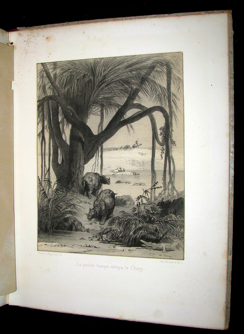 1870 Rare French Ballooning Book - Aventures de Paul enlevé par un ballon - Adventures of Paul Abducted by a Balloon.