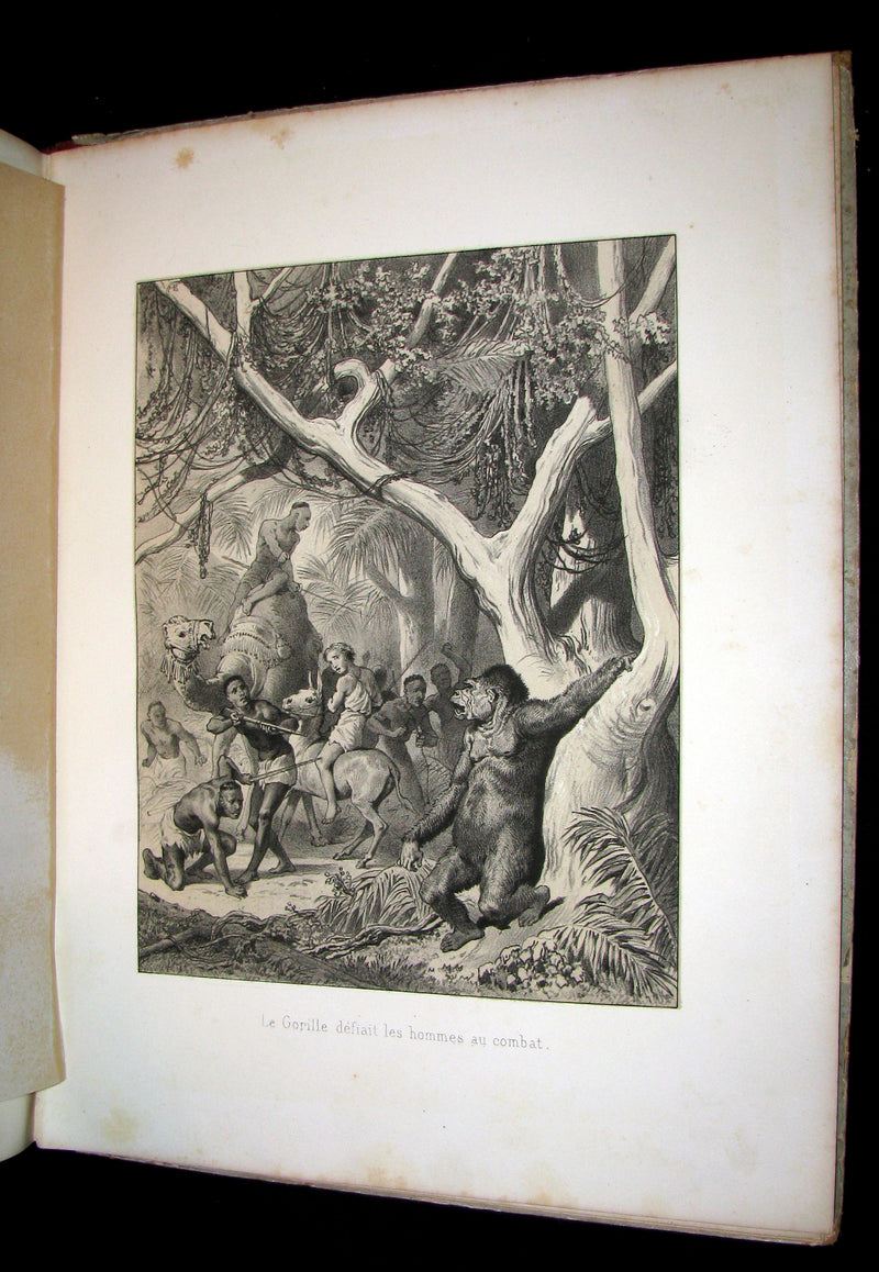 1870 Rare French Ballooning Book - Aventures de Paul enlevé par un ballon - Adventures of Paul Abducted by a Balloon.