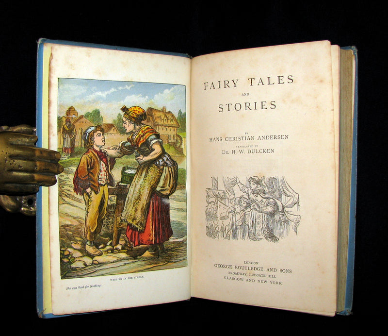 1890 Scarce Victorian Edition - Hans Christian Andersen - FAIRY TALES and Stories.