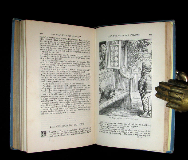 1890 Scarce Victorian Edition - Hans Christian Andersen - FAIRY TALES and Stories.