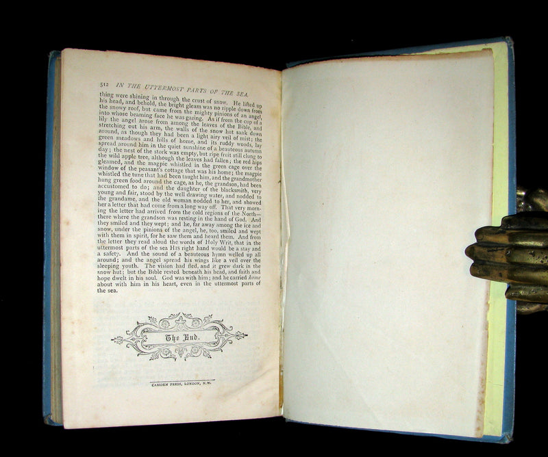 1890 Scarce Victorian Edition - Hans Christian Andersen - FAIRY TALES and Stories.