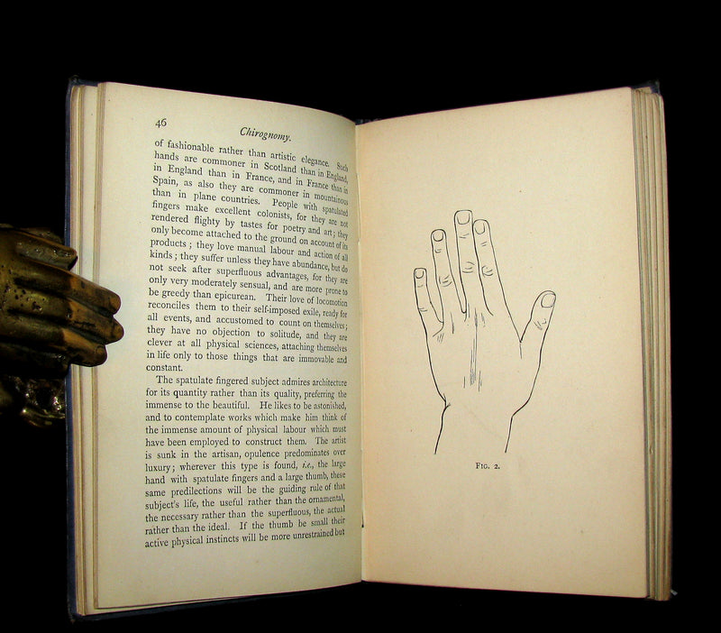 1883 Scarce 1st EDITION -  CHIROMANCY - The Science of Palmistry by Henry Frith.