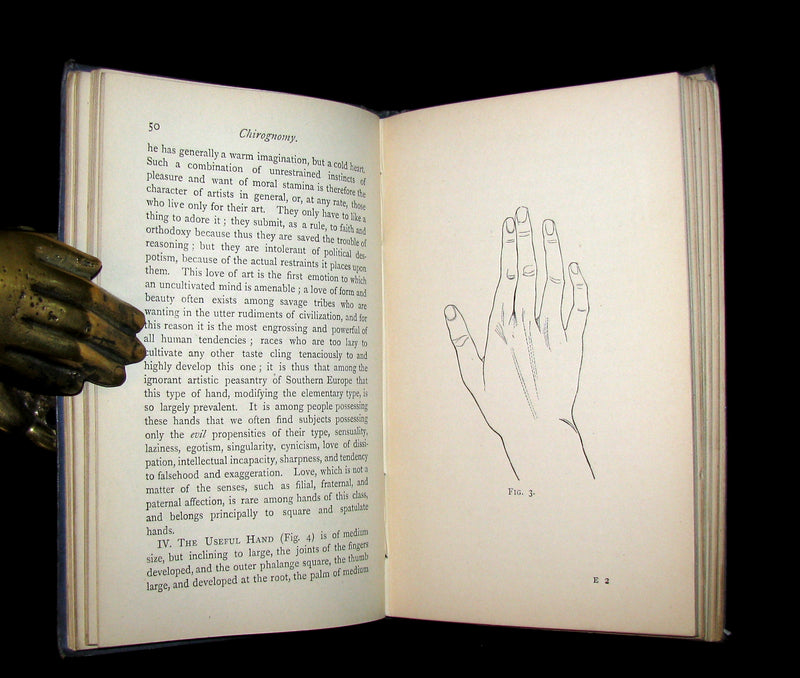 1883 Scarce 1st EDITION -  CHIROMANCY - The Science of Palmistry by Henry Frith.