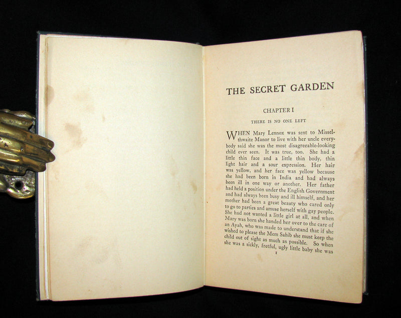 1911 Rare Book - The Secret Garden by Frances Hodgson Burnett. Second Edition.