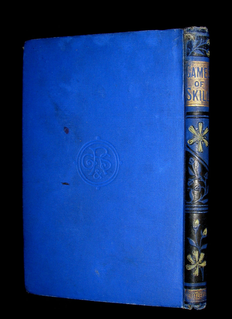 1880 Scarce Book ~ Games of Skill and Conjuring Illustrated (Draughts, Chess, Legerdemain, tricks, etc.).
