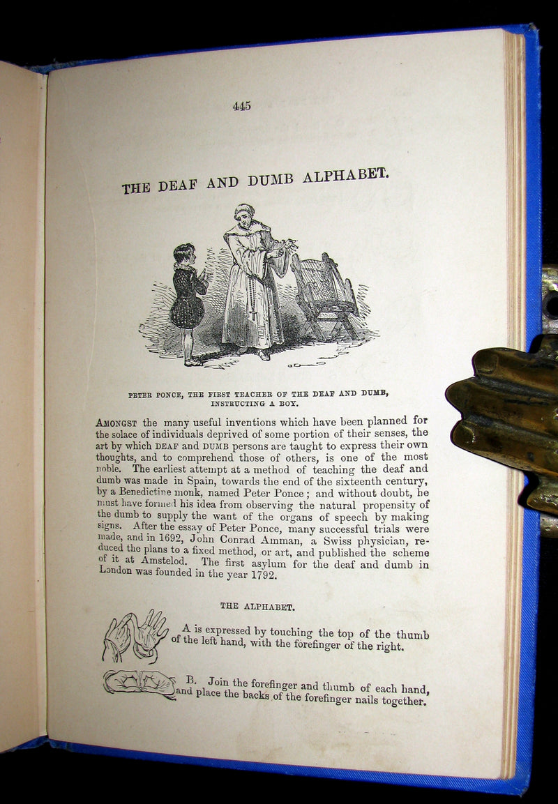 1880 Scarce Book ~ Games of Skill and Conjuring Illustrated (Draughts, Chess, Legerdemain, tricks, etc.).
