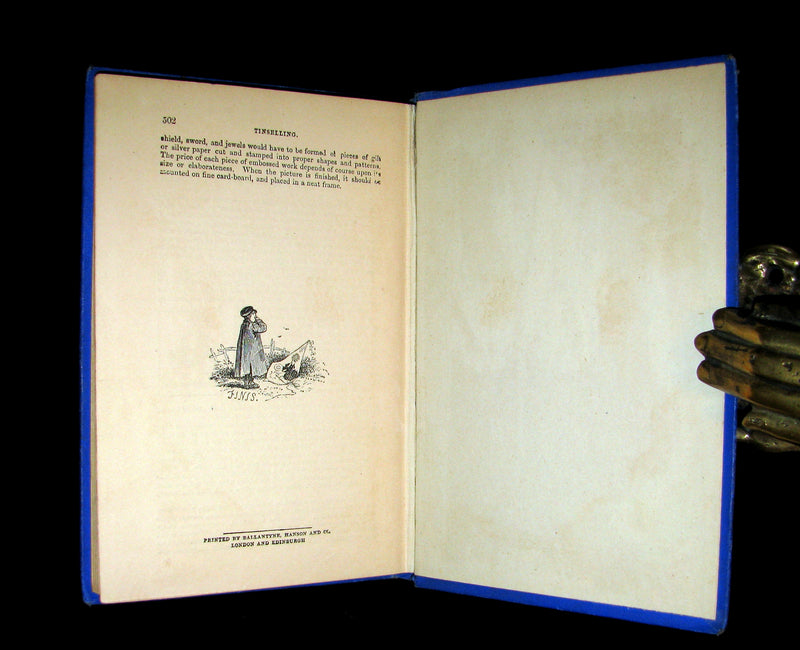 1880 Scarce Book ~ Games of Skill and Conjuring Illustrated (Draughts, Chess, Legerdemain, tricks, etc.).