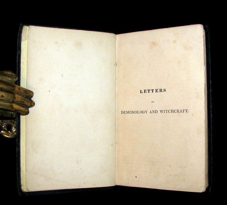 1831 Rare 2nd EDITION - Letters on Demonology & Witchcraft - WITCHES & FAIRIES by Walter Scott.