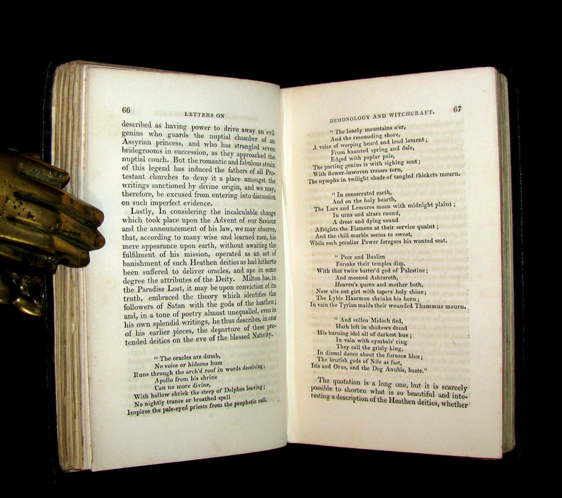 1831 Rare 2nd EDITION - Letters on Demonology & Witchcraft - WITCHES & FAIRIES by Walter Scott.