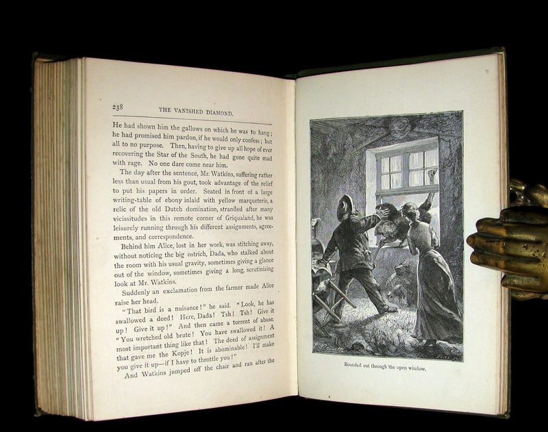 1896 Scarce Edition - Jules Verne - The Vanished Diamond: A Tale of South Africa.