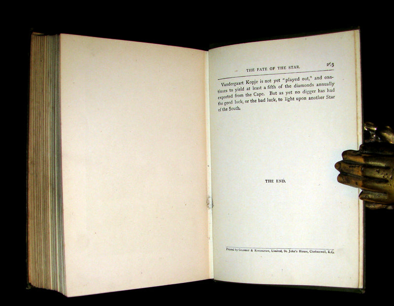 1896 Scarce Edition - Jules Verne - The Vanished Diamond: A Tale of South Africa.