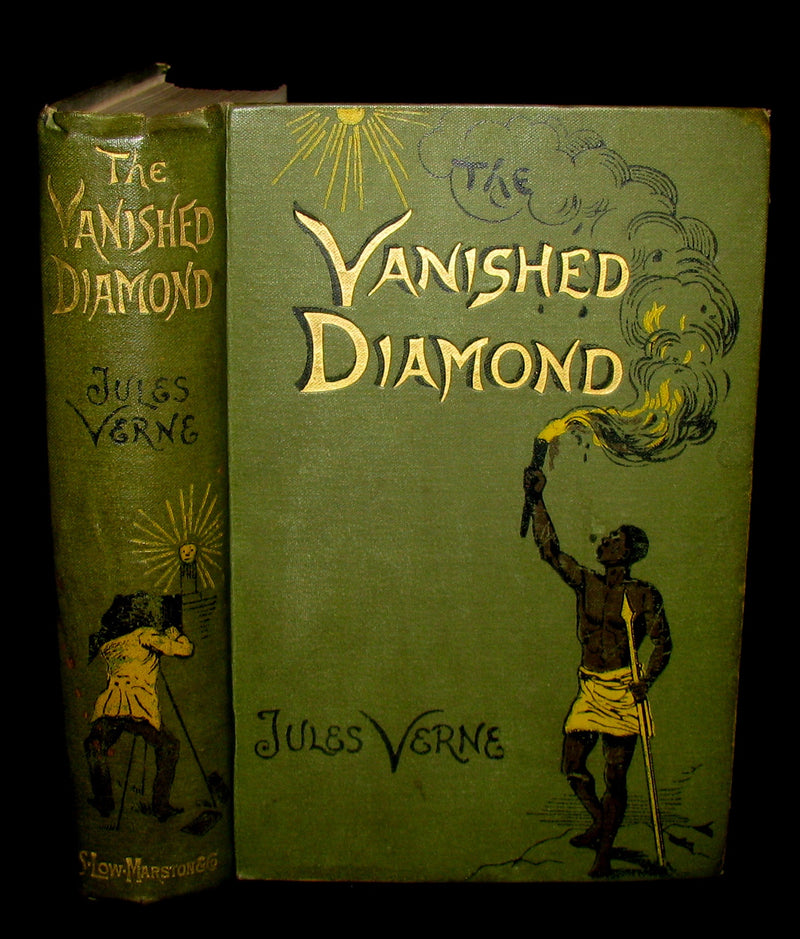 1896 Scarce Edition - Jules Verne - The Vanished Diamond: A Tale of South Africa.