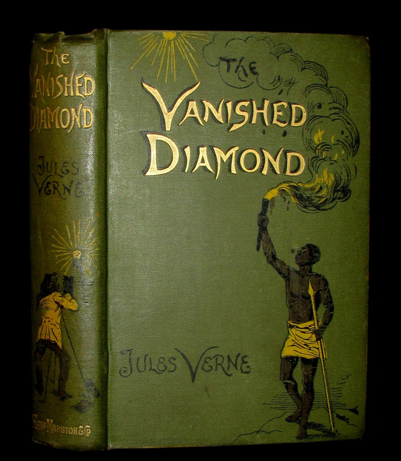 1896 Scarce Edition - Jules Verne - The Vanished Diamond: A Tale of South Africa.