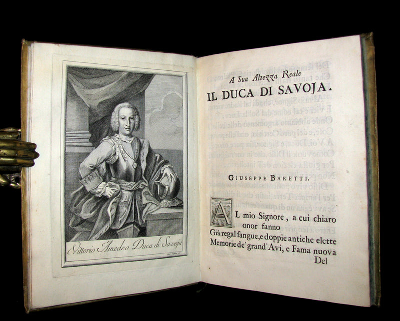 1747 Rare Italian French vellum Book set - Tragedie di Pier Cornelio - Tragédies de Pierre Corneille.