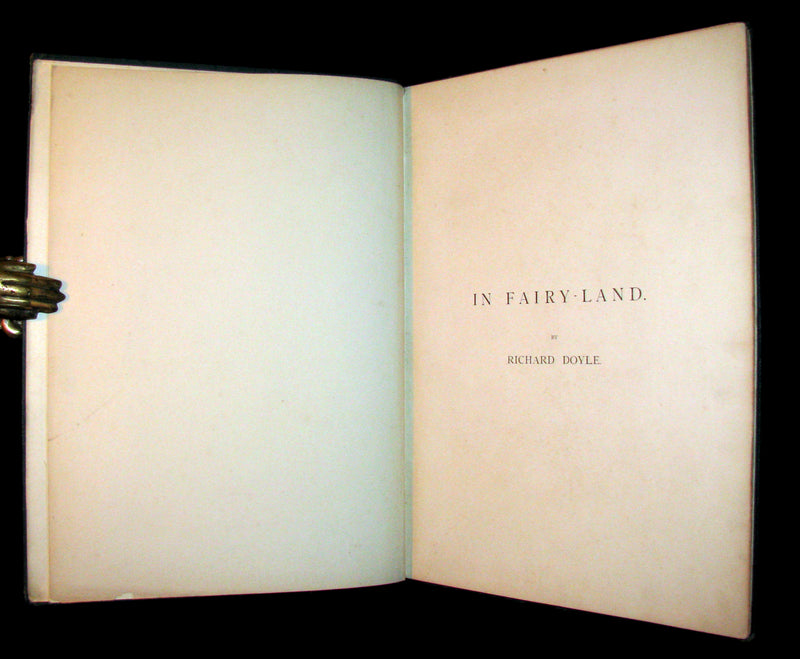 1875 Rare Richard Doyle Book - In FAIRYLAND : A Series of Pictures from the ELF-WORLD. 2nd EDITION.