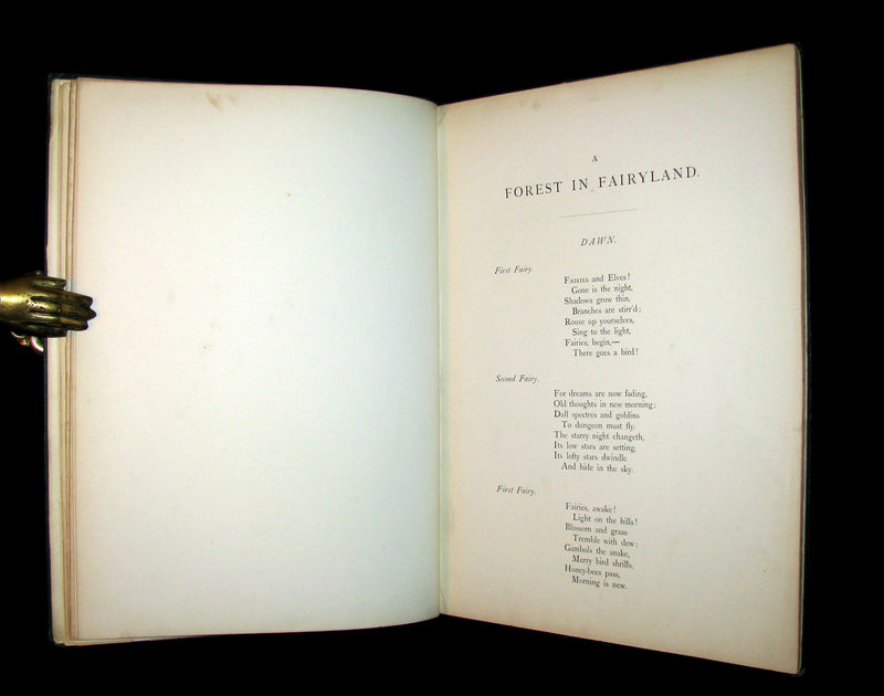 1875 Rare Richard Doyle Book - In FAIRYLAND : A Series of Pictures from the ELF-WORLD. 2nd EDITION.