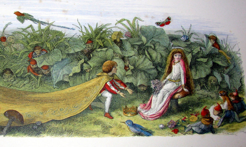 1875 Rare Richard Doyle Book - In FAIRYLAND : A Series of Pictures from the ELF-WORLD. 2nd EDITION.