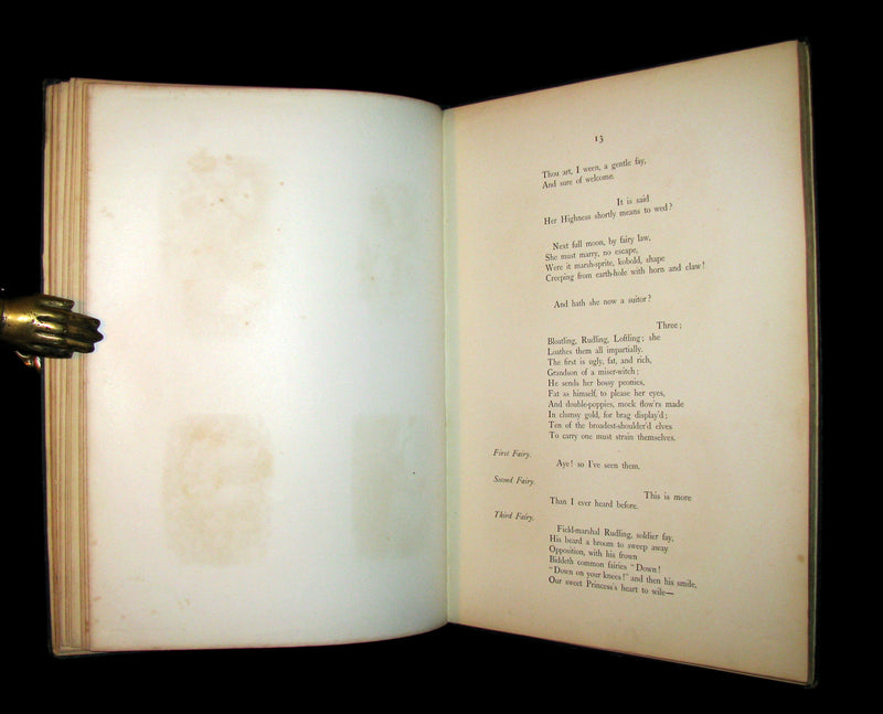1875 Rare Richard Doyle Book - In FAIRYLAND : A Series of Pictures from the ELF-WORLD. 2nd EDITION.