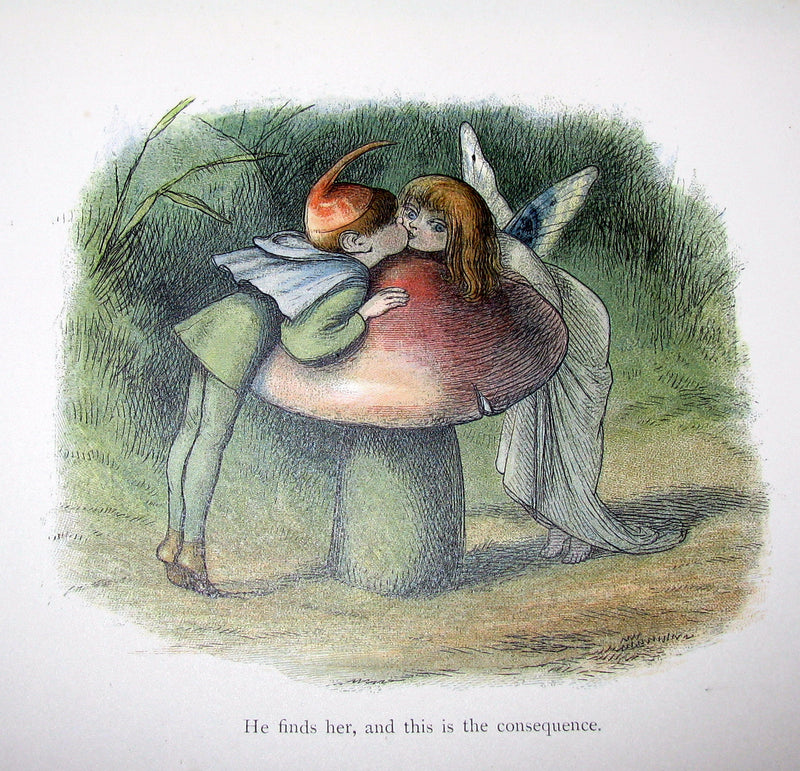 1875 Rare Richard Doyle Book - In FAIRYLAND : A Series of Pictures from the ELF-WORLD. 2nd EDITION.