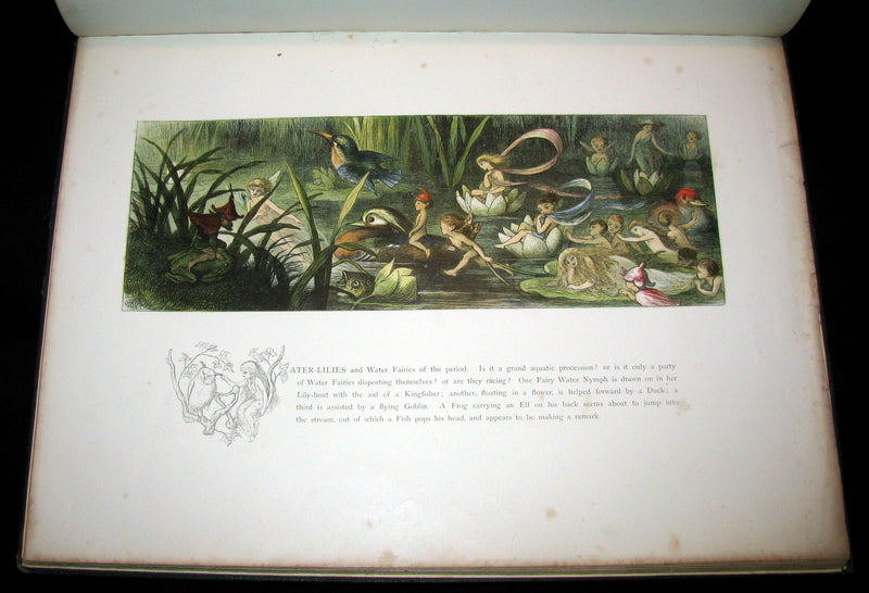 1875 Rare Richard Doyle Book - In FAIRYLAND : A Series of Pictures from the ELF-WORLD. 2nd EDITION.