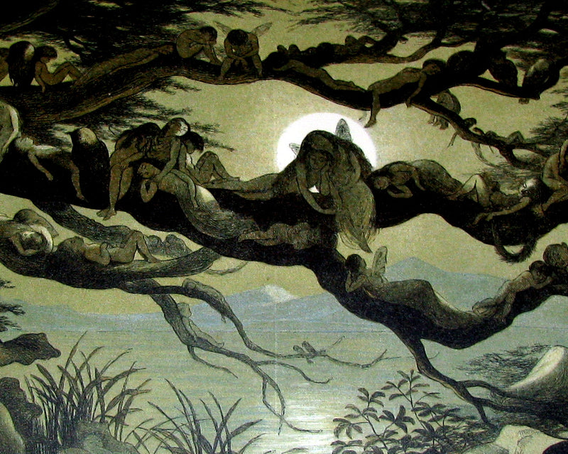 1875 Rare Richard Doyle Book - In FAIRYLAND : A Series of Pictures from the ELF-WORLD. 2nd EDITION.