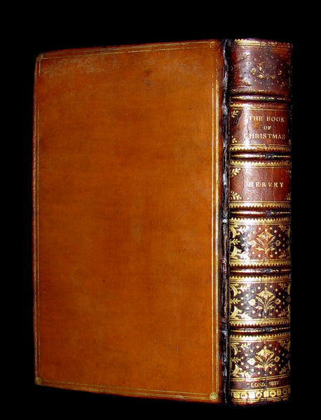 1837 Scarce Book ~ The Book of CHRISTMAS - Traditions, Superstitions. Illustrated by Robert Seymour.