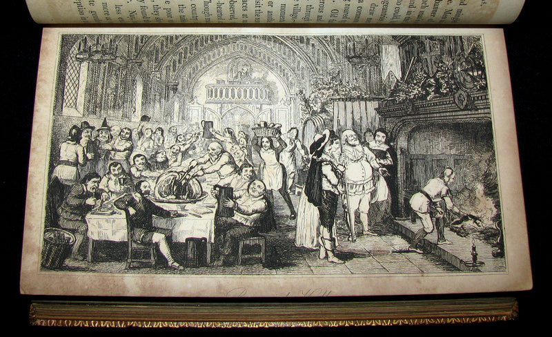 1837 Scarce Book ~ The Book of CHRISTMAS - Traditions, Superstitions. Illustrated by Robert Seymour.