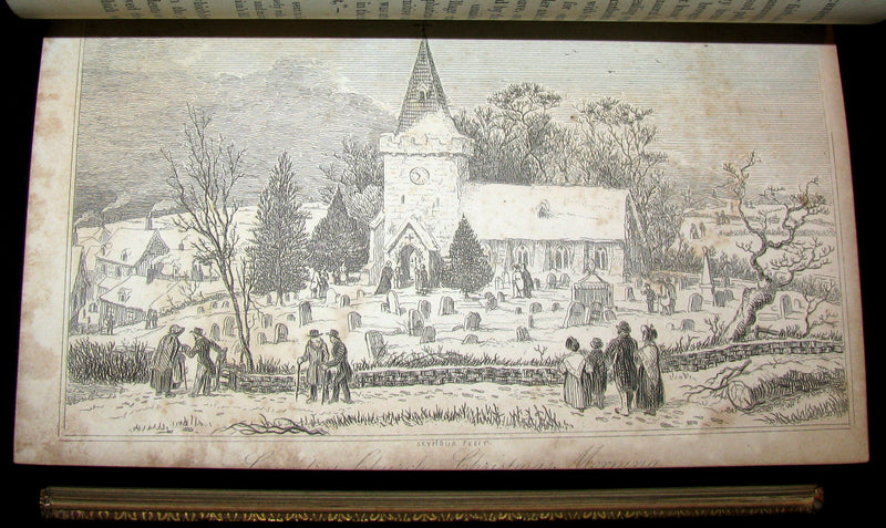 1837 Scarce Book ~ The Book of CHRISTMAS - Traditions, Superstitions. Illustrated by Robert Seymour.