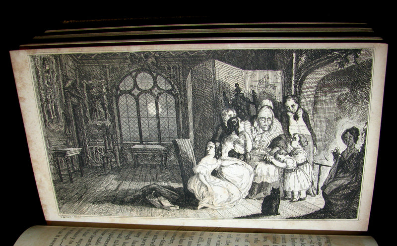 1837 Scarce Book ~ The Book of CHRISTMAS - Traditions, Superstitions. Illustrated by Robert Seymour.