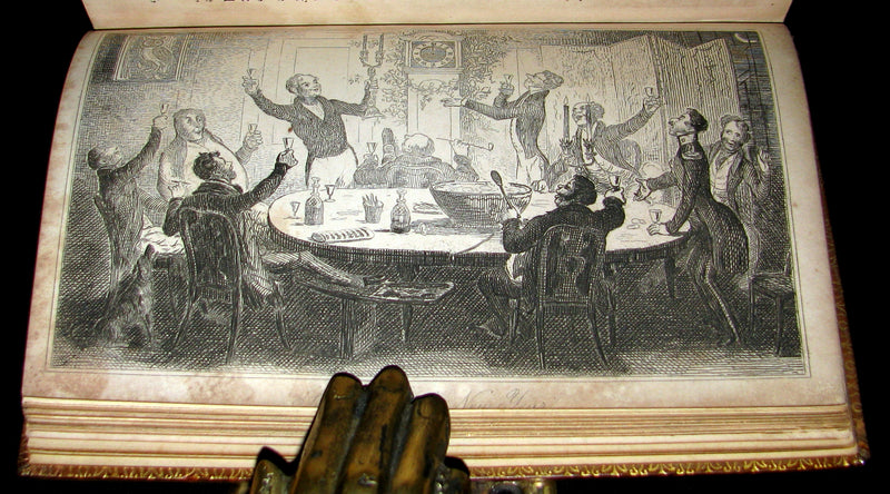 1837 Scarce Book ~ The Book of CHRISTMAS - Traditions, Superstitions. Illustrated by Robert Seymour.