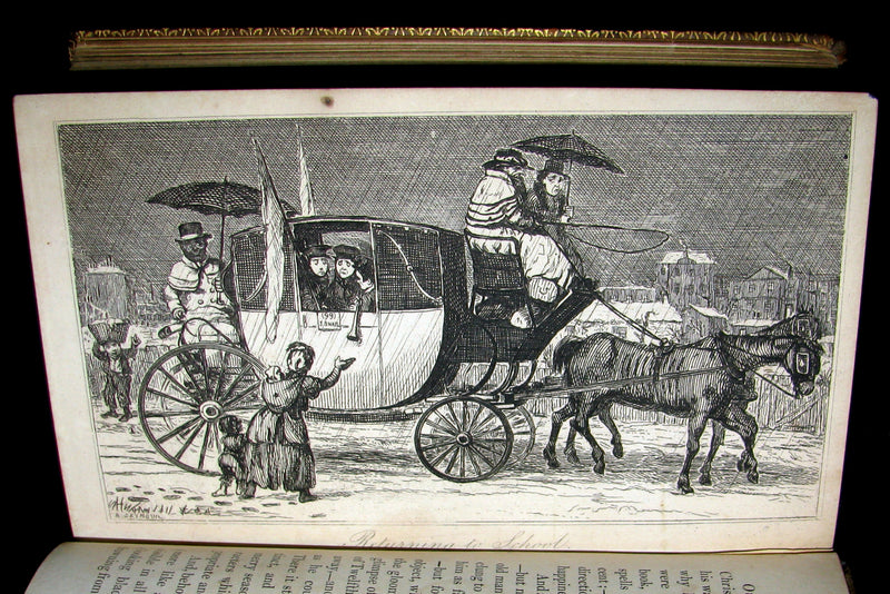 1837 Scarce Book ~ The Book of CHRISTMAS - Traditions, Superstitions. Illustrated by Robert Seymour.