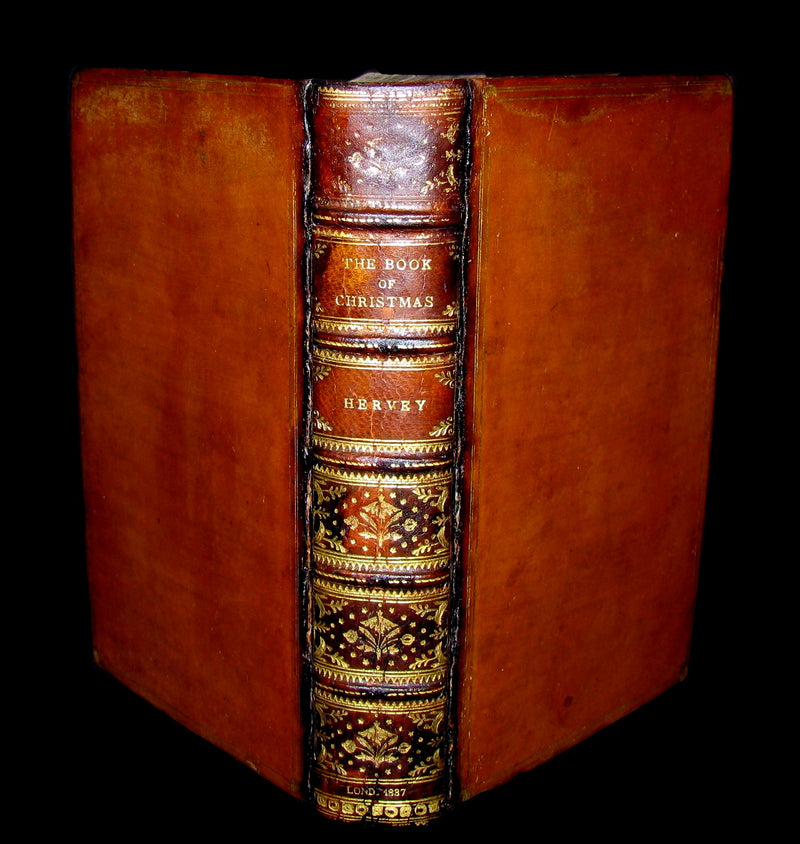 1837 Scarce Book ~ The Book of CHRISTMAS - Traditions, Superstitions. Illustrated by Robert Seymour.