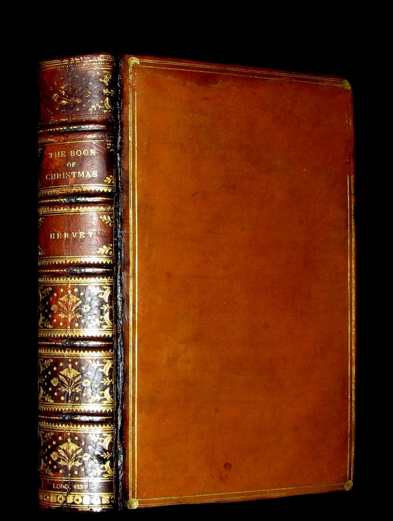 1837 Scarce Book ~ The Book of CHRISTMAS - Traditions, Superstitions. Illustrated by Robert Seymour.