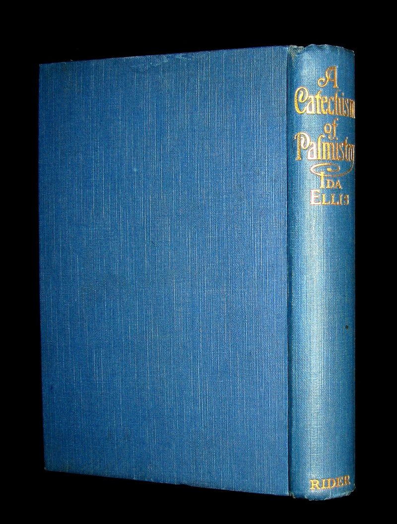 1917 Rare CHIROMANCY Book -  A Catechism of Palmistry by Ida Ellis. Illustrated.