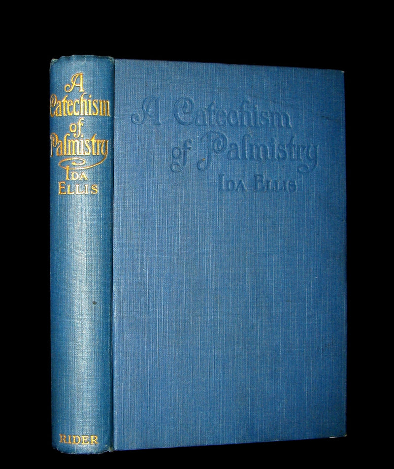 1917 Rare CHIROMANCY Book -  A Catechism of Palmistry by Ida Ellis. Illustrated.