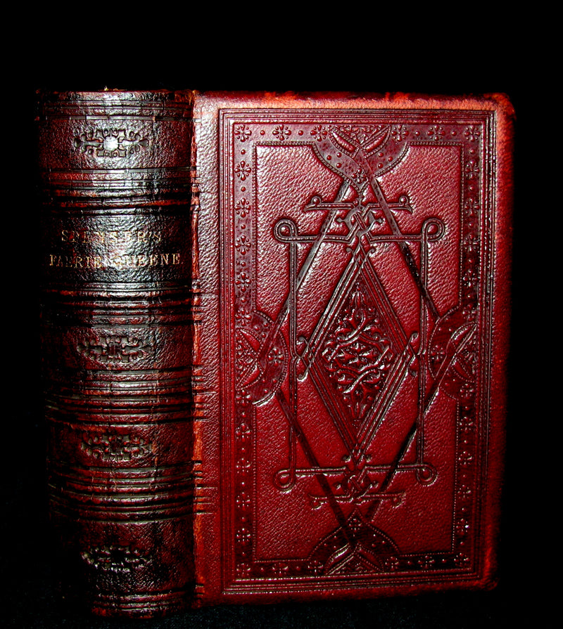 1855 Rare Fairy Queen Book ~ The FAERIE QUEENE by Edmund SPENSER Illustrated by Corbould.