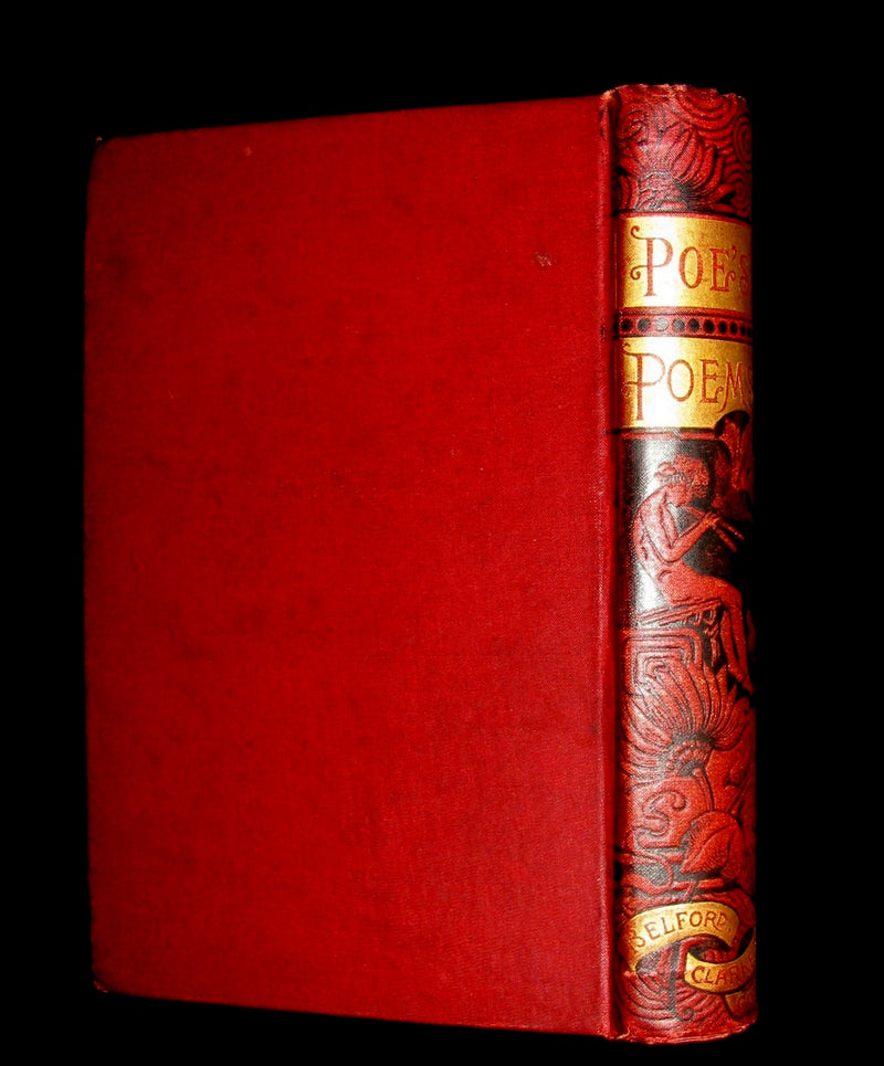 1887 Rare Book - The Complete Poetical Works Of EDGAR ALLAN POE.