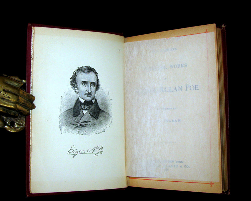 1887 Rare Book - The Complete Poetical Works Of EDGAR ALLAN POE.