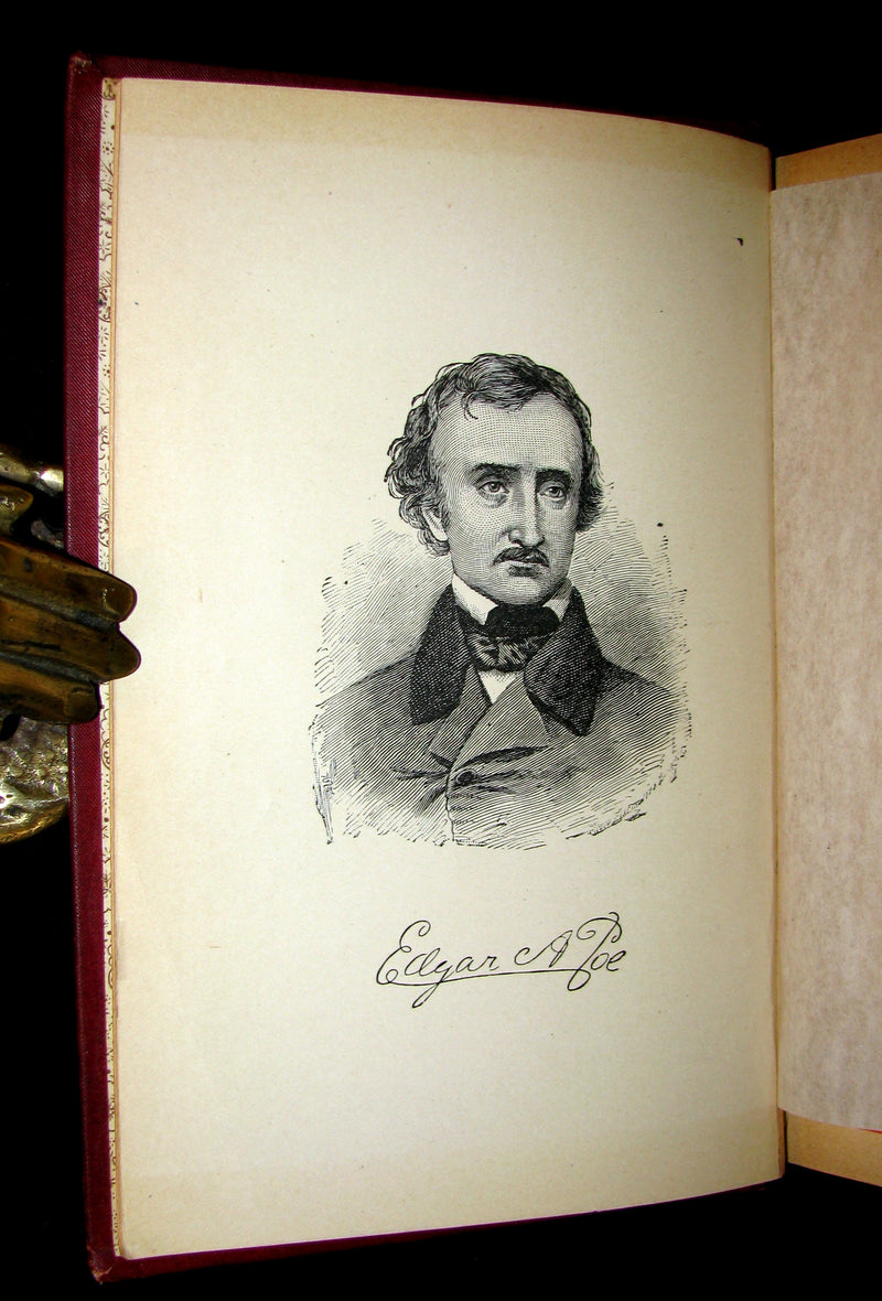 1887 Rare Book - The Complete Poetical Works Of EDGAR ALLAN POE.