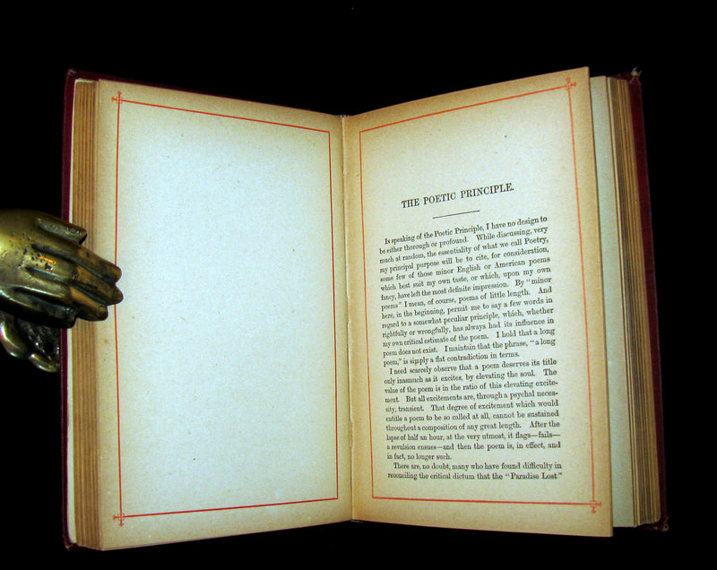 1887 Rare Book - The Complete Poetical Works Of EDGAR ALLAN POE.