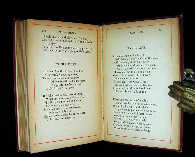 1887 Rare Book - The Complete Poetical Works Of EDGAR ALLAN POE.