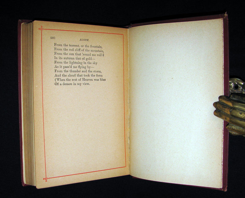 1887 Rare Book - The Complete Poetical Works Of EDGAR ALLAN POE.