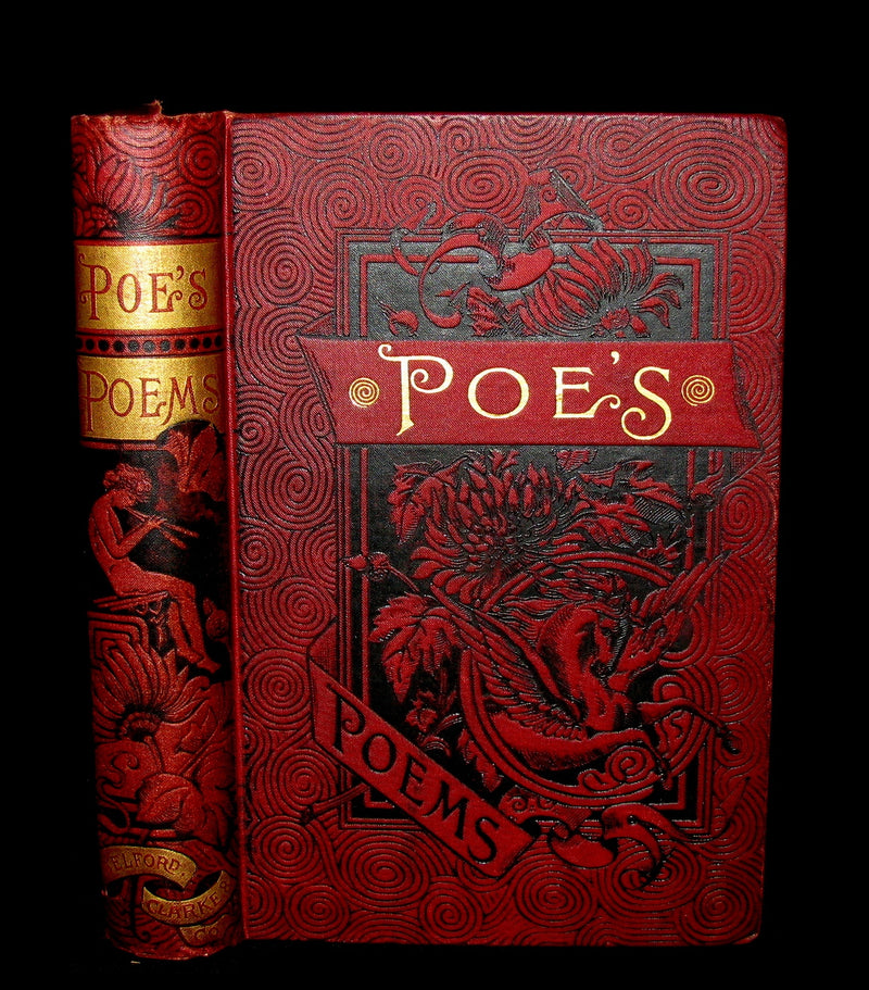 1887 Rare Book - The Complete Poetical Works Of EDGAR ALLAN POE.