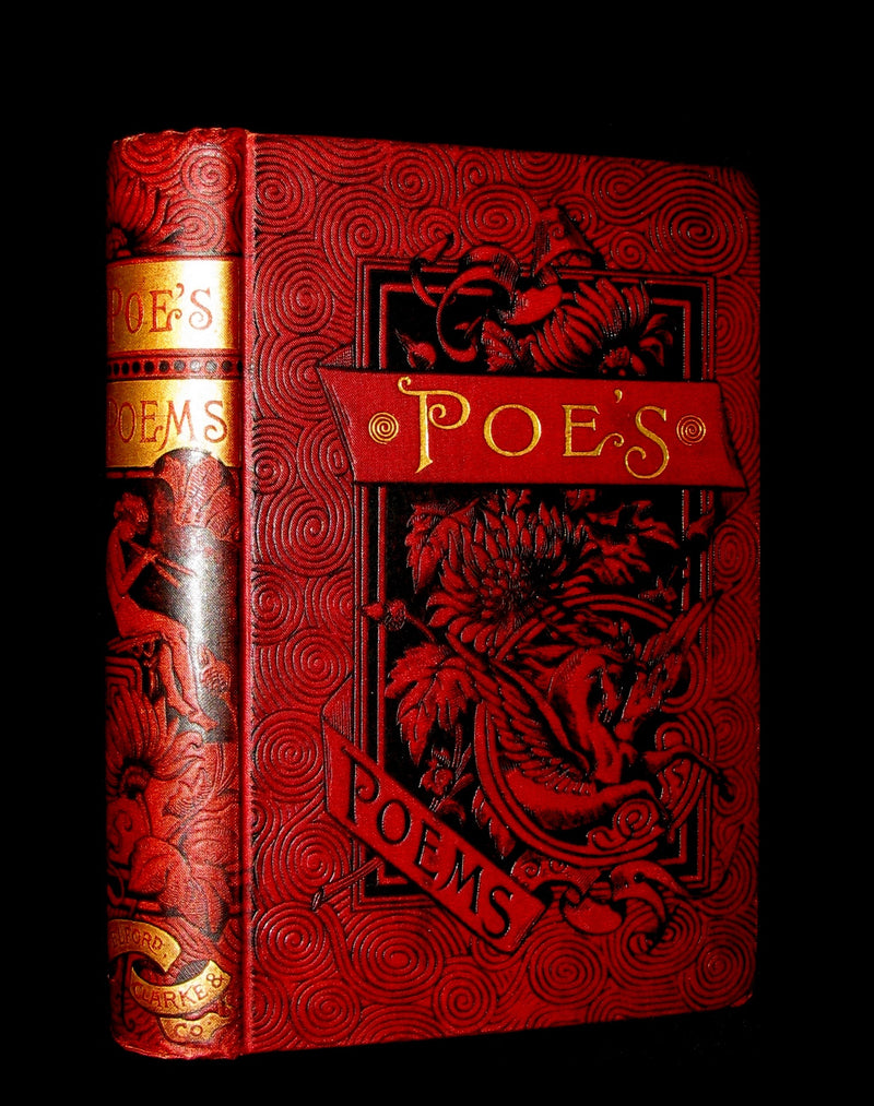 1887 Rare Book - The Complete Poetical Works Of EDGAR ALLAN POE.